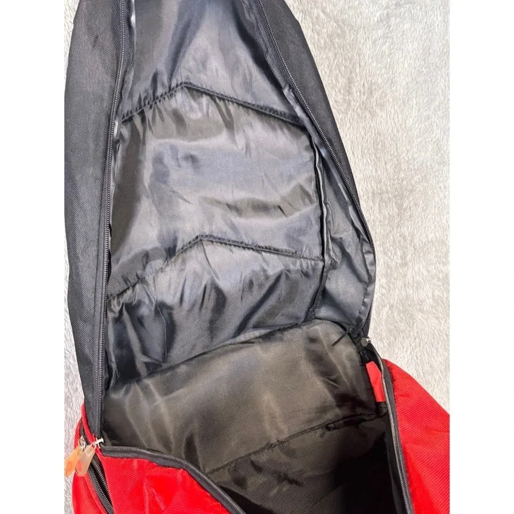 NGG Swiss Edition Insulated Cooler Backpack Hiking Travel Red Black Daypack